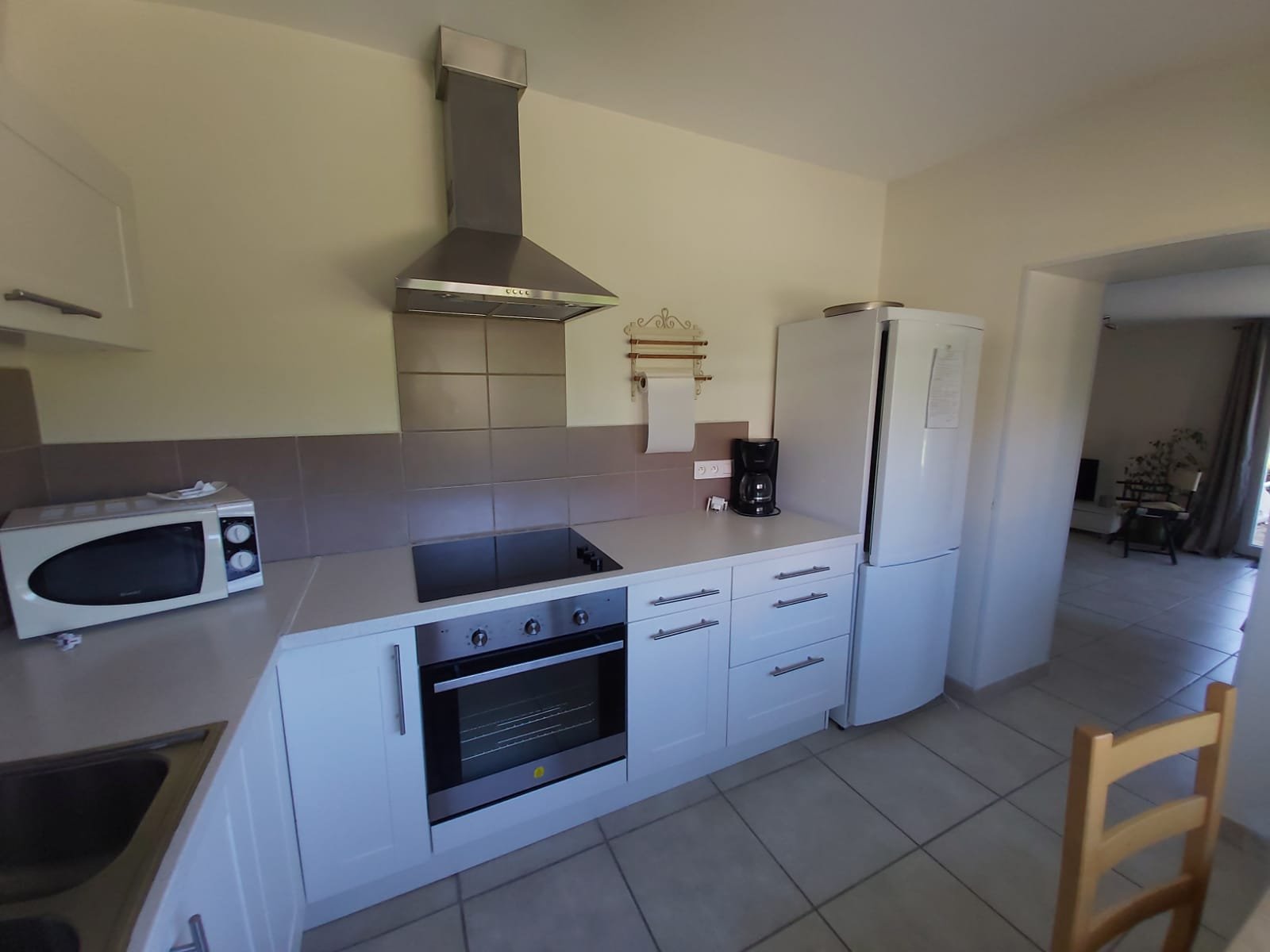 Cuisine équipée du gîte TIGWEN